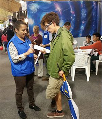 Urantia Book booth - 2016 Bogotá International Book Fair